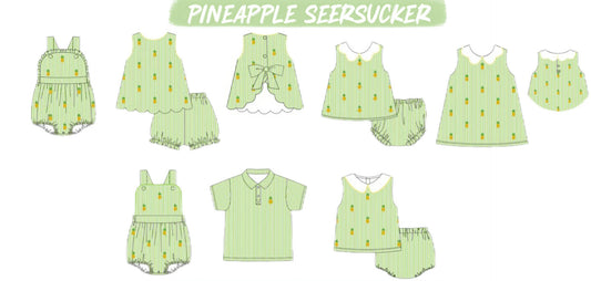 PINEAPPLE SEERSUCKER COLLECTION - ETA LATE APRIL