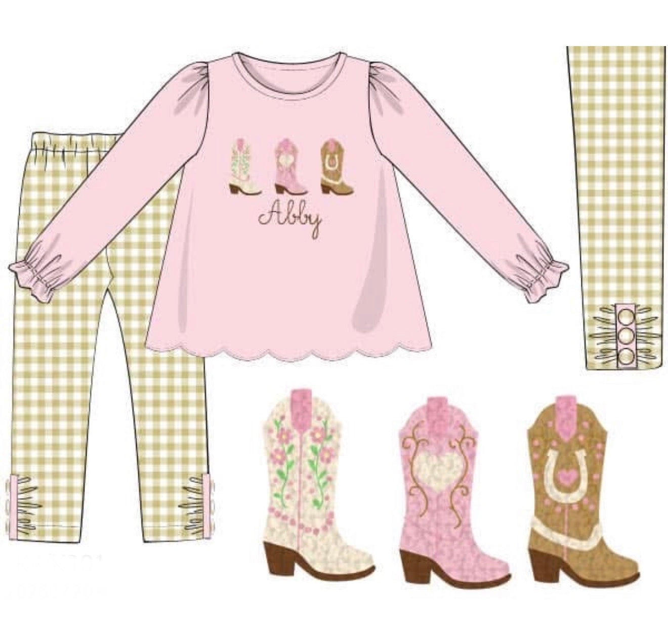 PO 108.5 Gone Country Legging Set