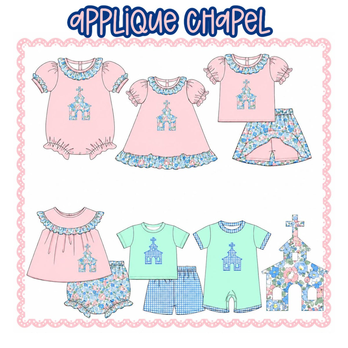 APPLIQUE CHAPEL-ETA LATE FEB