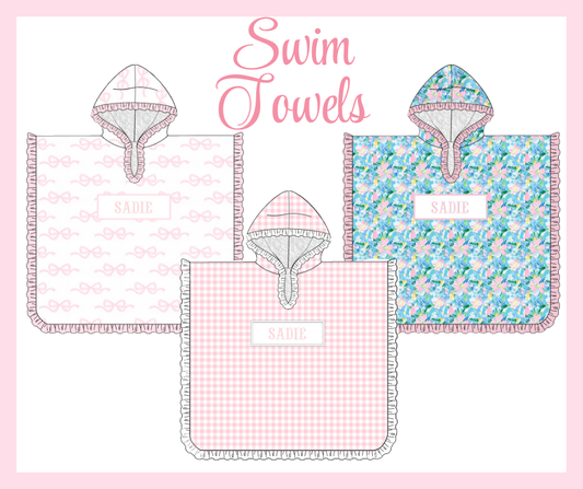 SKS: Girlie Swim Towels (ETA MAY)