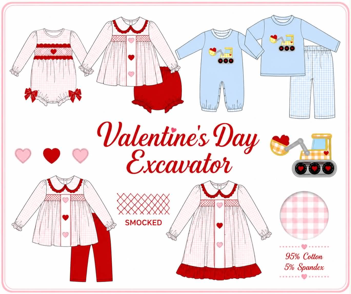 VALENTINE'S DAY EXCAVATOR COLLECTION - ETA DECEMBER