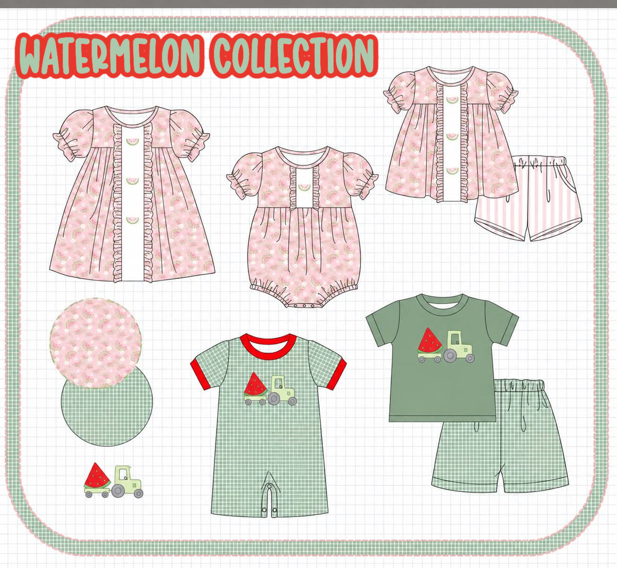 WATERMELON COLLECTION-ETA APRIL