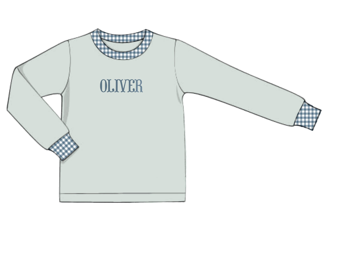 PO 108.5 Boys Mix & Match - Sage & Stone Shirt