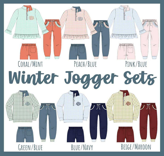 SGS: WINTER JOGGER SET COLLECTION, INCLUDES MONOGRAM