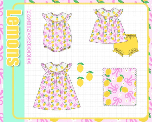 LEMONS MACHINE SMOCKED COLLECTION - ETA MARCH