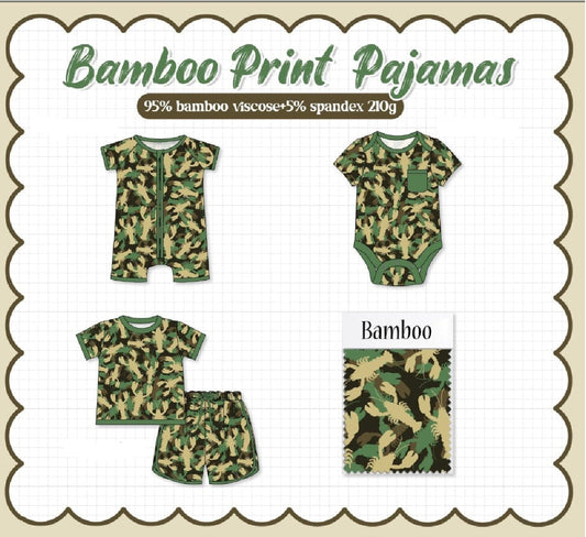 GREEN LOBSTER BAMBOO PJS - ETA MARCH