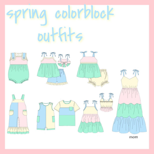 SPRING COLORBLOCK OUTFITS - ETA MARCH