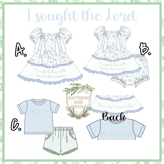 PO 104: I SOUGHT THE LORD