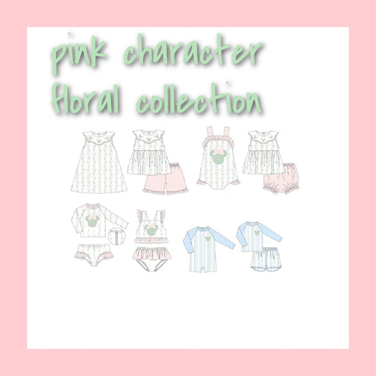 PINK CHARACTER FLORAL COLLECTION - ETA MARCH