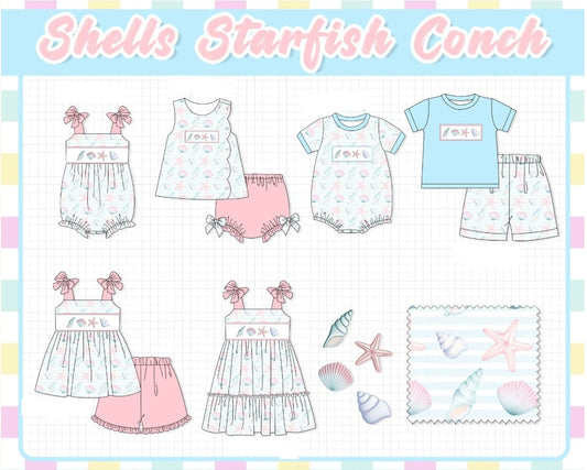 SHELLS STARFISH CONCH COLLECTION - ETA MARCH