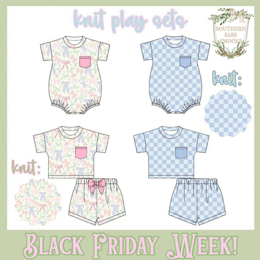 BFPO: KNIT PLAY SETS COLLECTION (ETA MAY)