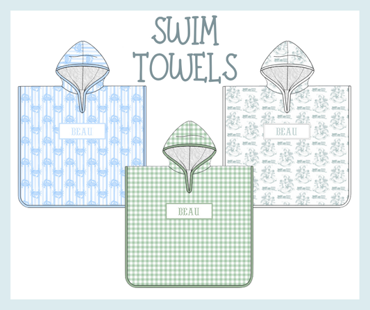 SKS: Boy Swim Towels (ETA MAY)