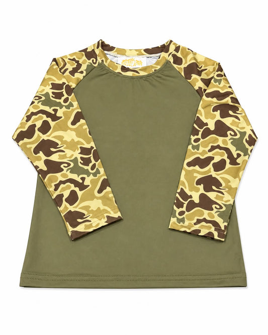 TAN CAMO RASHGUARD