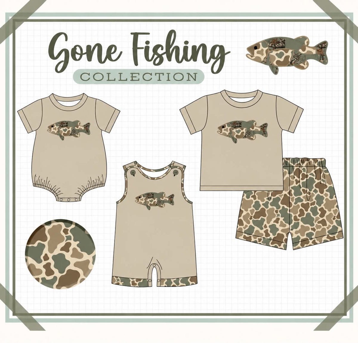 GONE FISHING COLLECTION-ETA APRIL