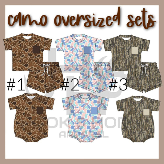 CAMO OVERSIZED CAMO SETS