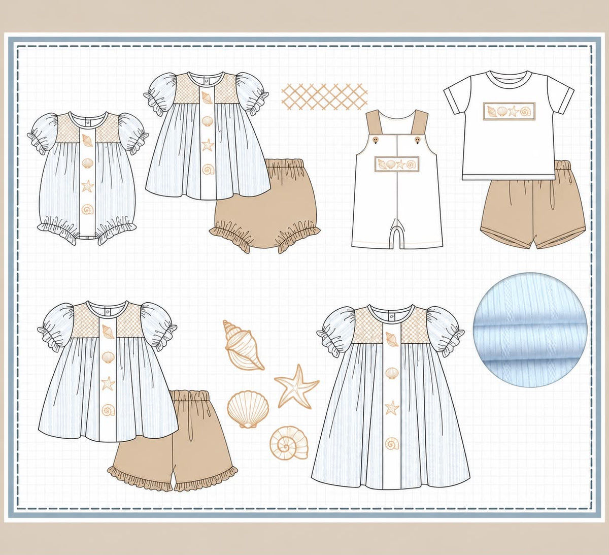 LATTE SHELL COLLECTION-ETA APRIL