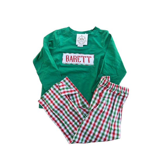 2T BARRETT CHRISTMAS PANTS SET