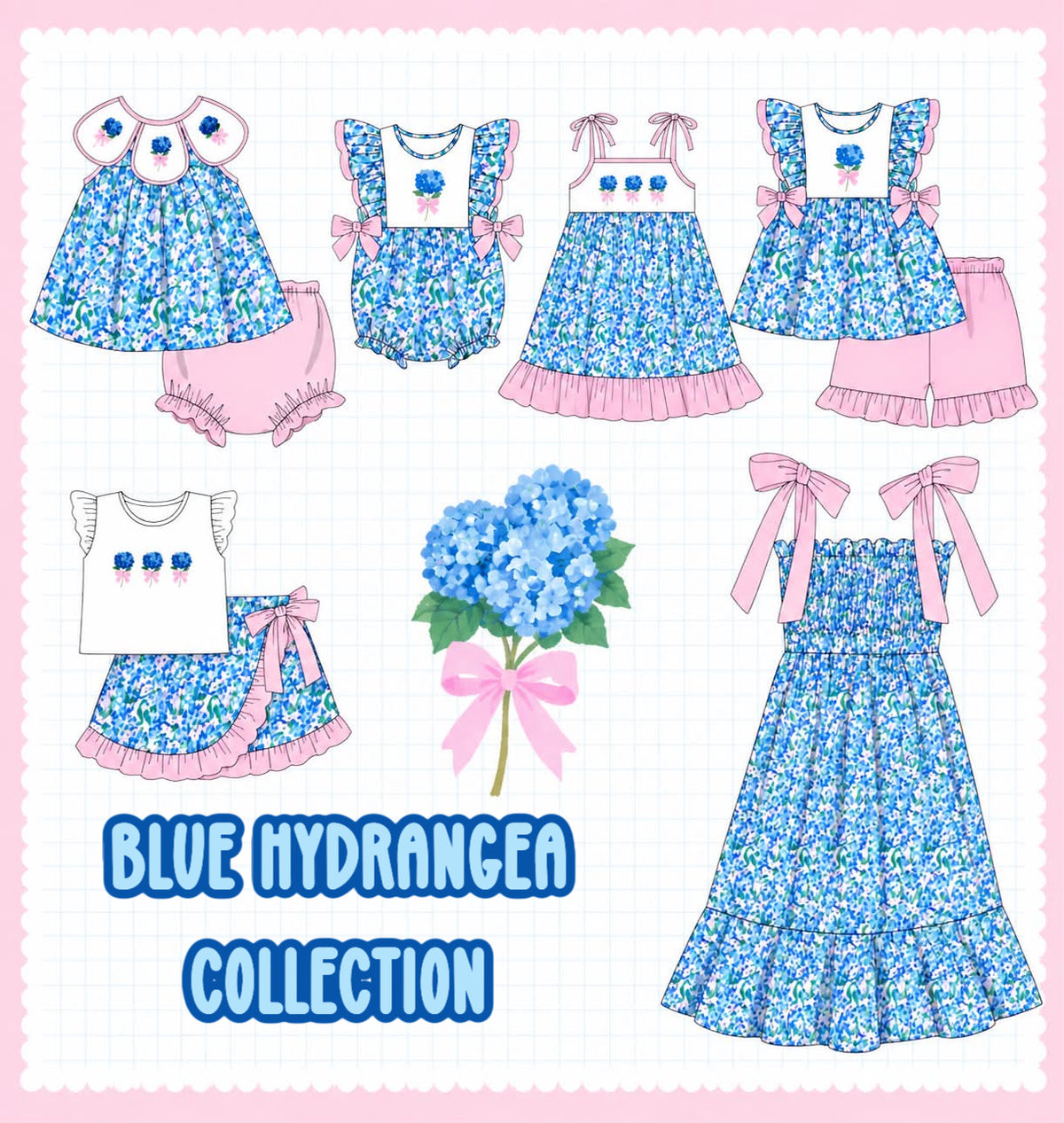 BLUE HYDRANGEA COLLECTION-ETA MARCH