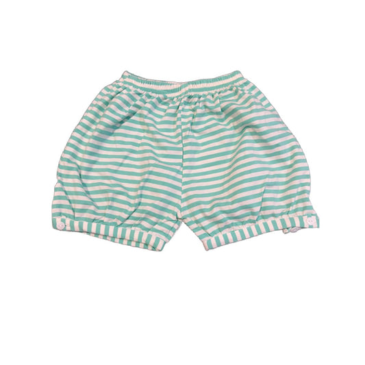 18M MINT STRIPE KNIT BANDED SHORTS