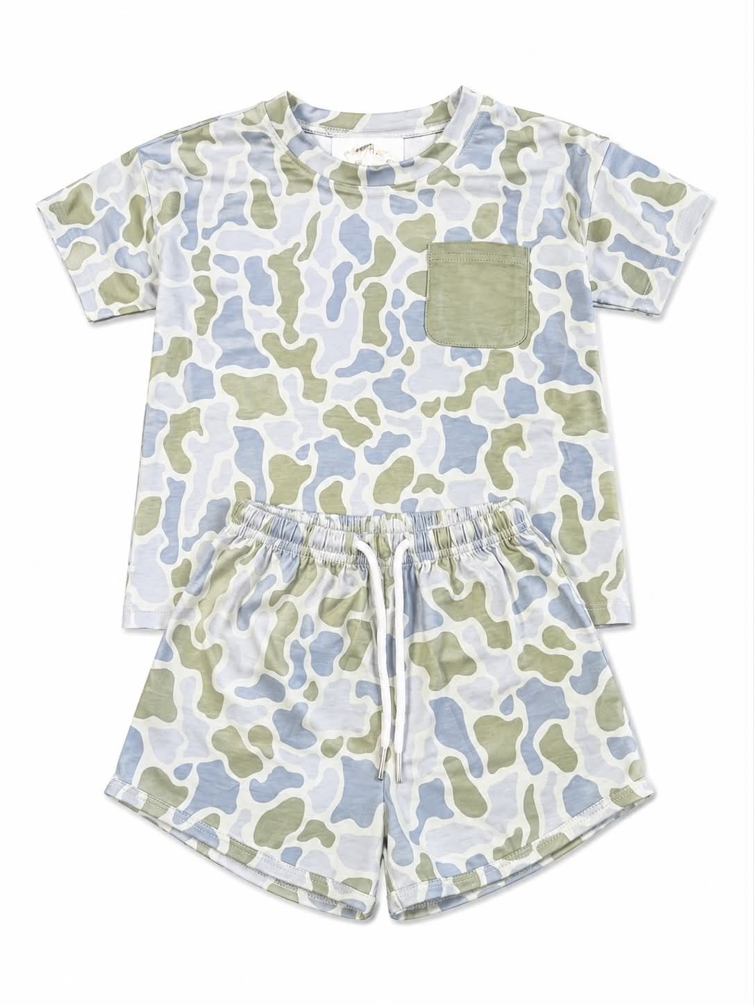 CAMO PRINT SHORT SET