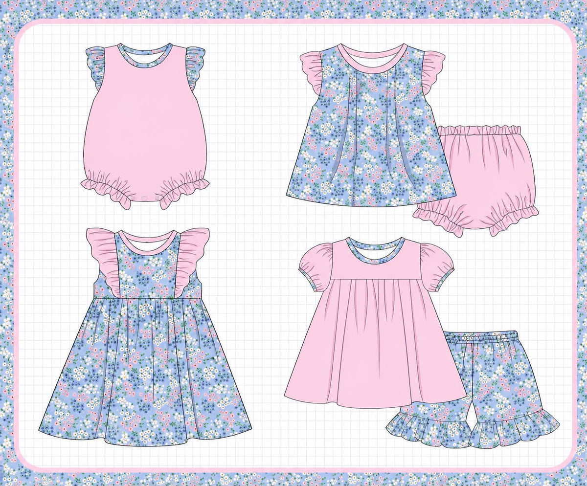 PINK FLORAL COLLECTION-ETA APRIL