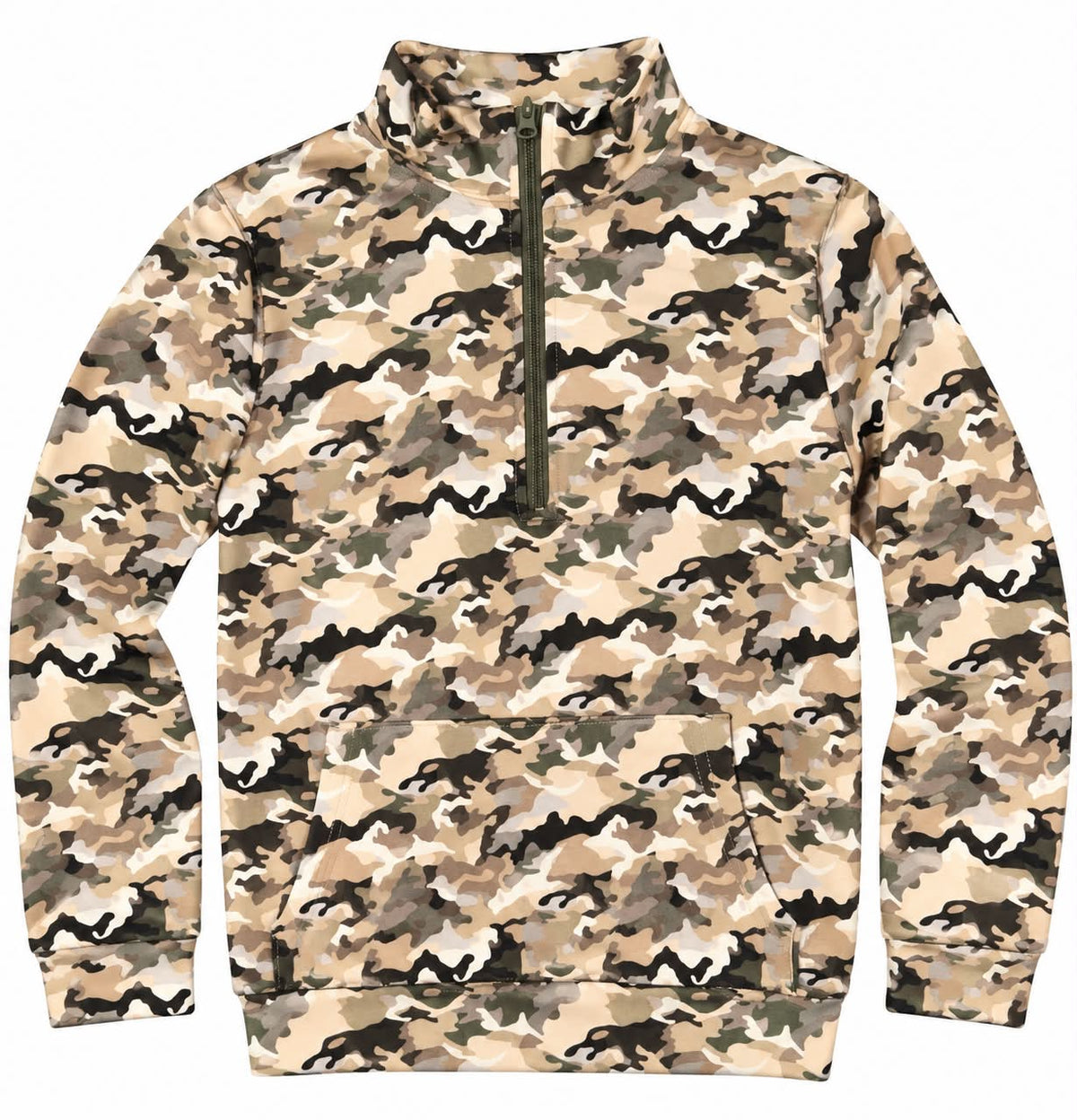 5T CAMO PRINT PULLOVER