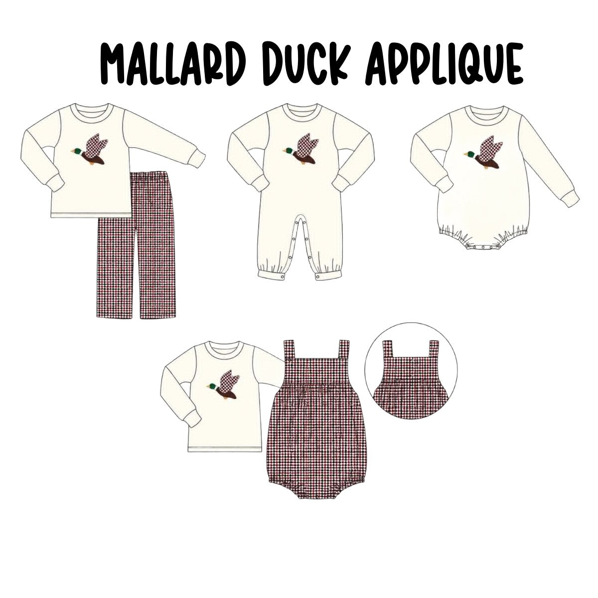 MALLARD DUCK APPLIQUE (ETA LATE DEC)