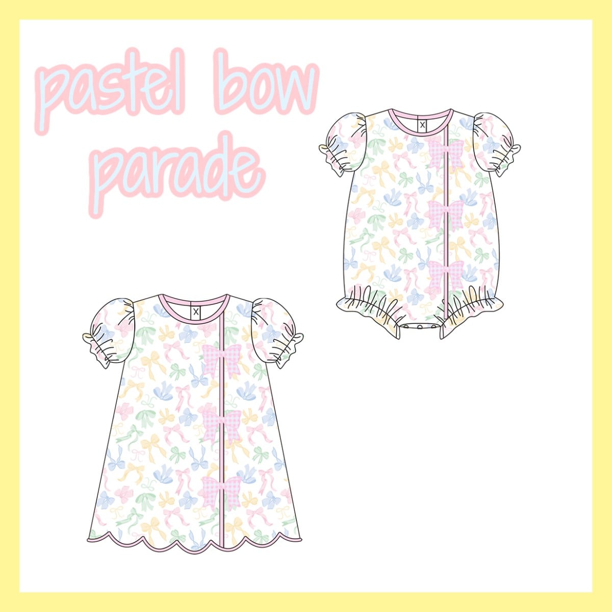 PASTEL BOW PARADE COLLECTION - ETA APRIL