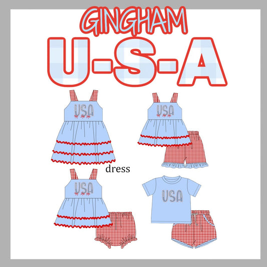 GINGHAM U-S-A COLLECTION - ETA APRIL