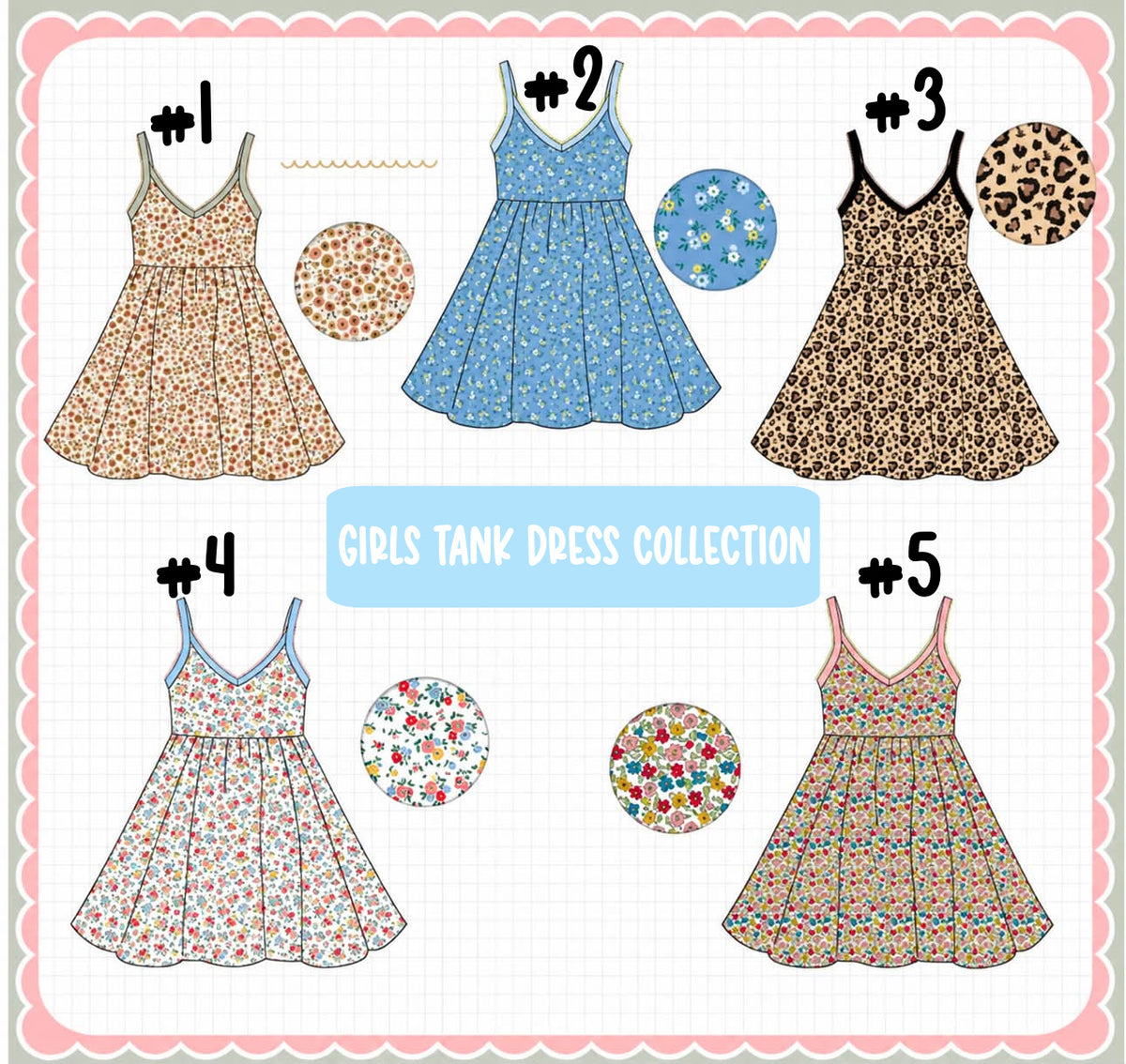 GIRLS TANK DRESS-ETA APRIL