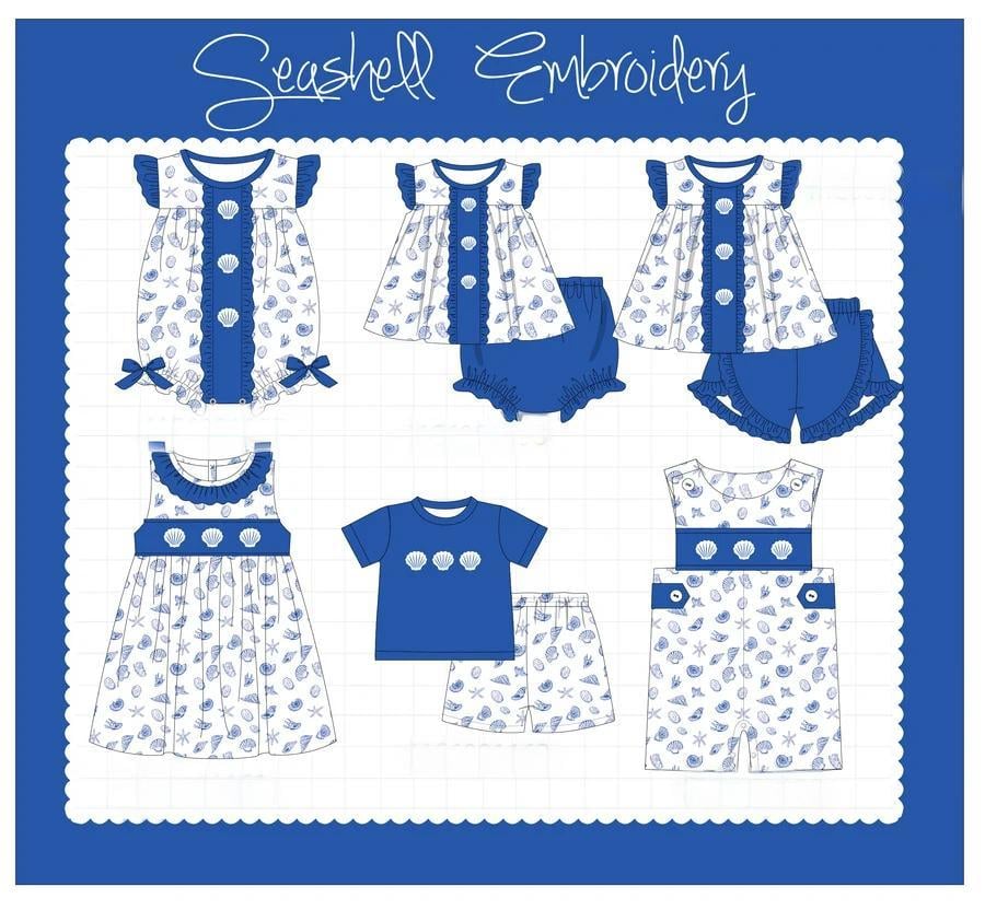 SEASHELL EMBRODIERY-ETA APRIL