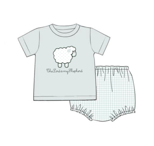 PO 103.5 The Lord is my Shepherd Diaper Set