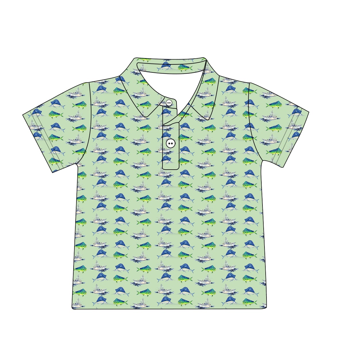 YOUTH & MEN OFFSHORE PRINT POLO (JUNE ETA)