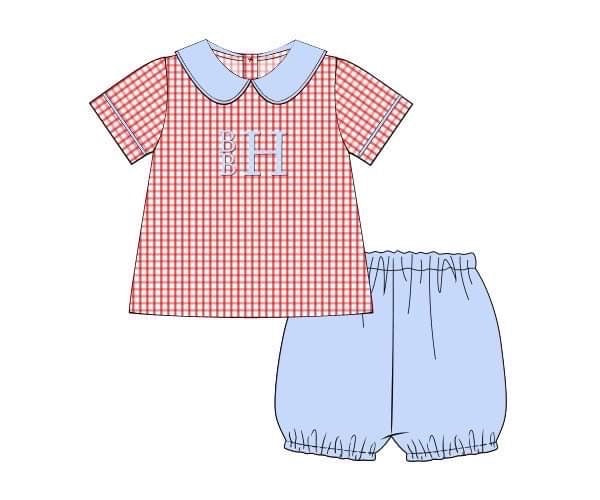 PO 98.5 Floral & Gingham Sibling Sets