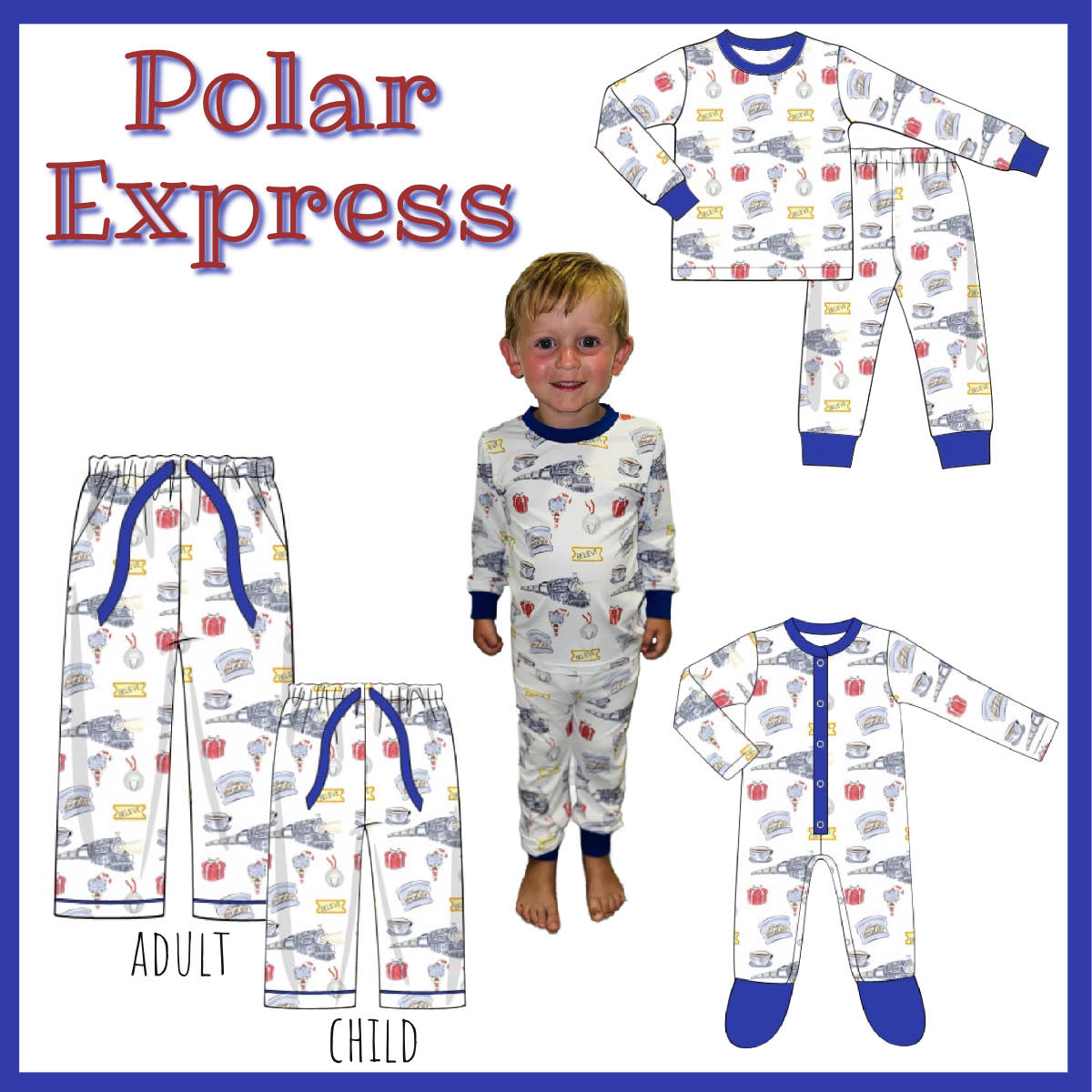 POLAR EXPRESS SLEEP SET (ETA MID DEC)