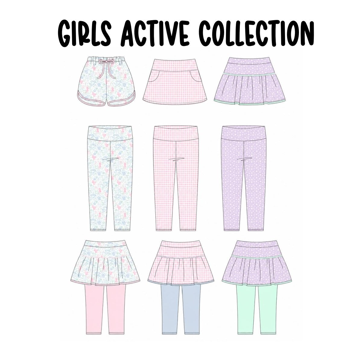 GIRLS ACTIVE COLLECTION (ETA LATE DEC)