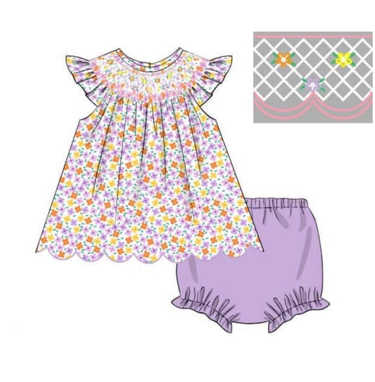 PO 103.5 For the Girls - Lavender Fields Bloomer Set