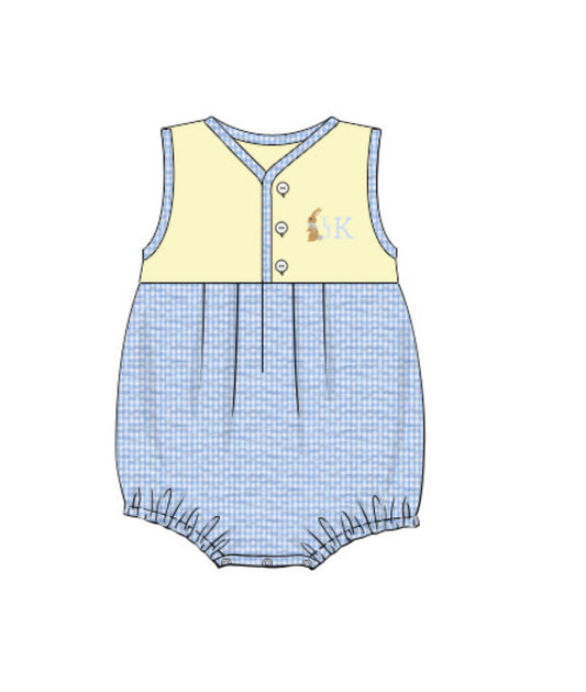 PO 103.5 Bunnies & Blooms Boy Bubble