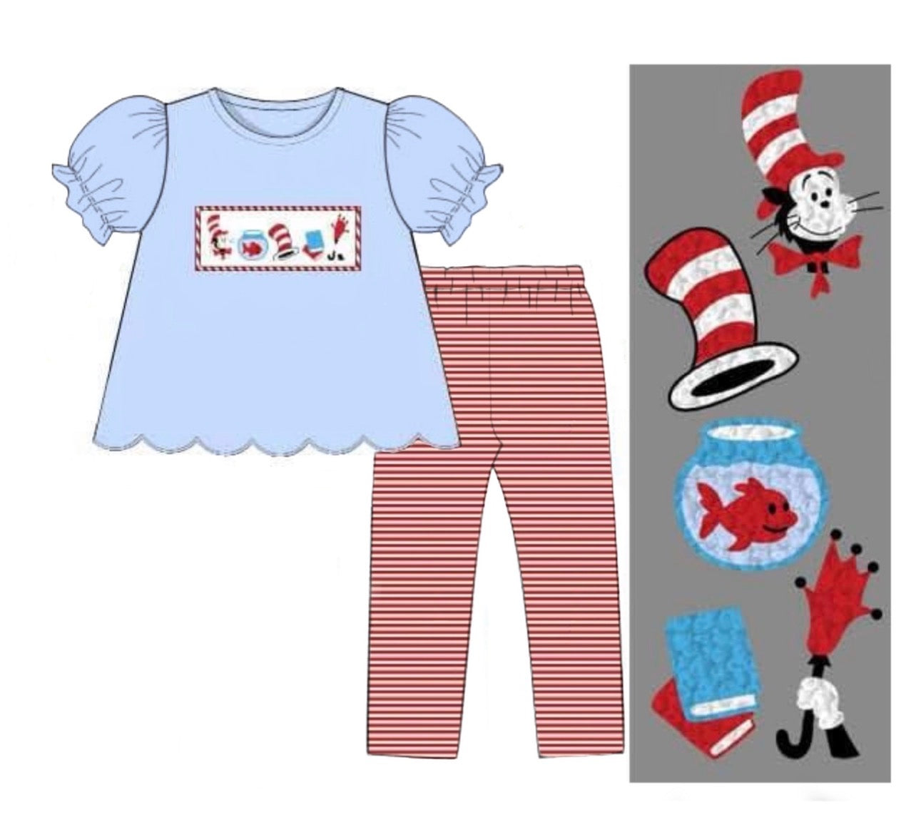 PO 108.5 The Cat Legging Set