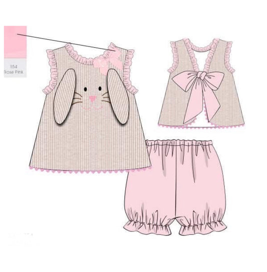PO 103.5 Mallards & Bunnies Girl Short Set