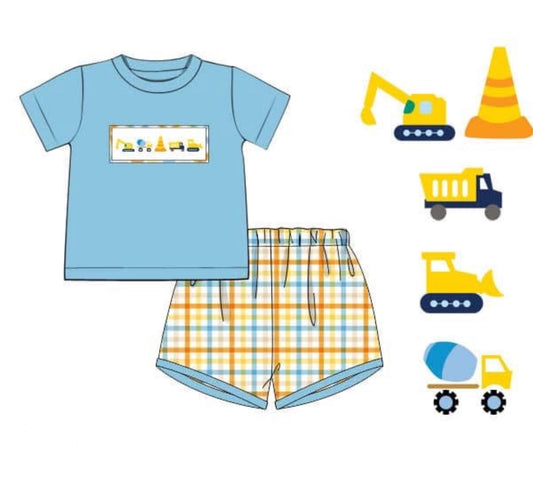 PO 103.5 For the Boys - Heavy Machinery Short Set