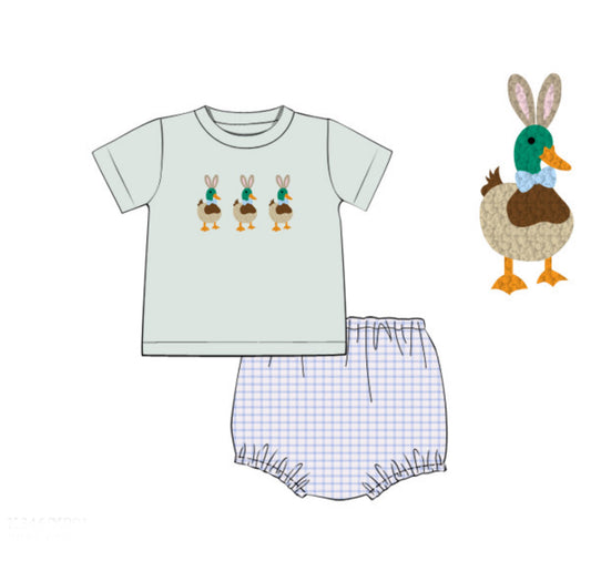 PO 103.5 Mallards & Bunnies Diaper Set