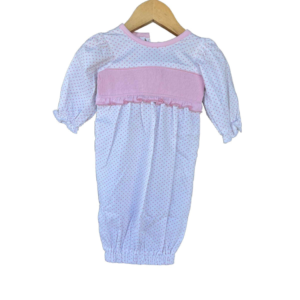 NB SMOCKED BABY GOWN