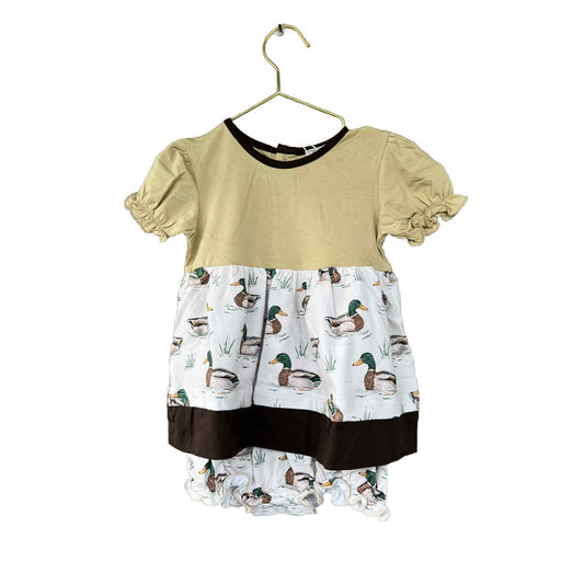2T GIRLS DUCK SKIRTED BUBBLE