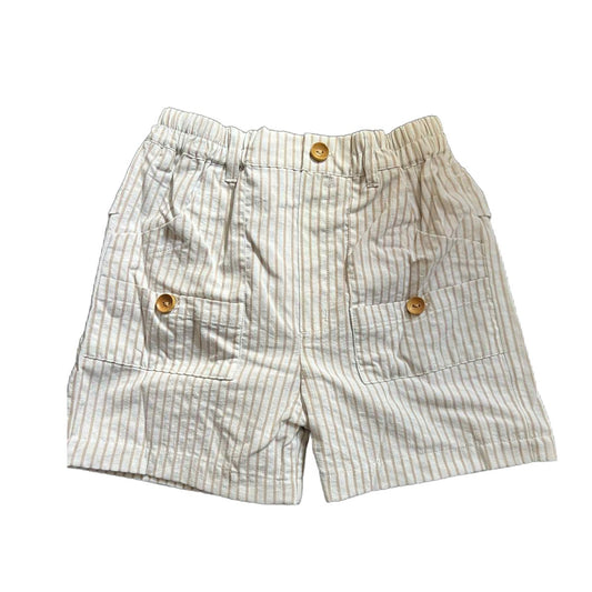 6T KHAKI STRIPE SHORTS