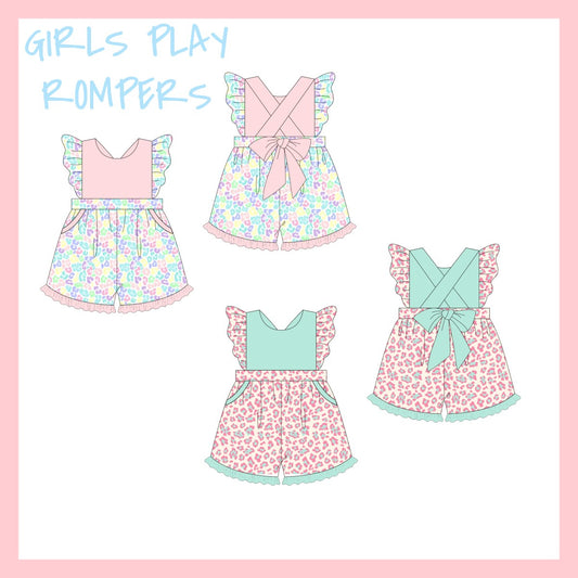 GIRLS PLAY ROMPERS (ETA MARCH)