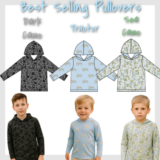 BEST SELLING PULLOVERS NEW PRINTS