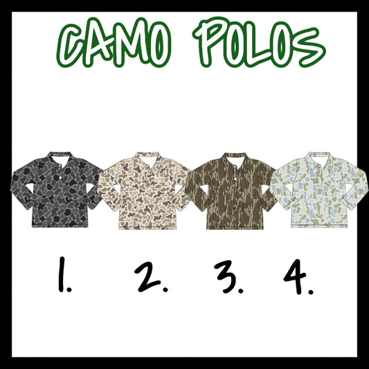 WS CAMO POLOS
