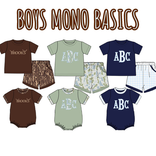 WS BOYS MONO BASICS