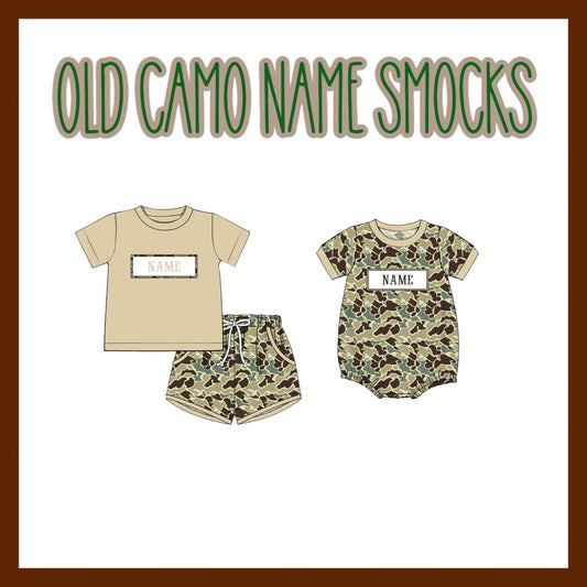 PO 105 OLD CAMO NAME SMOCKS